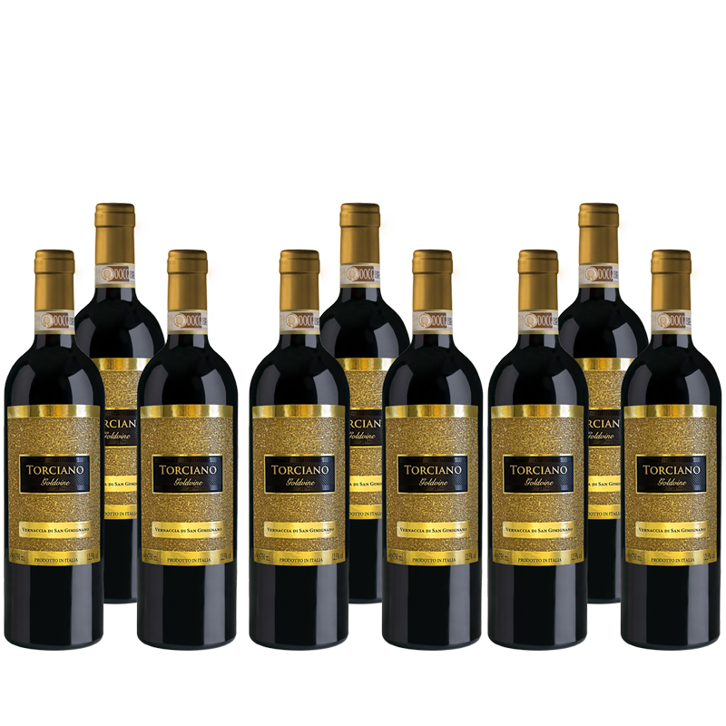 9 bottles box Vernaccia di San Gimignano "Goldvine"